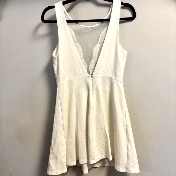 Lulu's White Lace Mini Dress - Picture 4 of 6